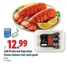 Lidl Lidl Preferred Selection frozen lobster tail, twin pack offer