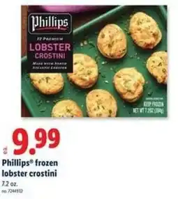 Lidl Phillips frozen lobster crostini offer