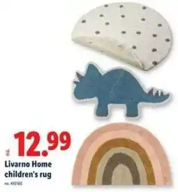 Lidl Livarno Home children's rug offer