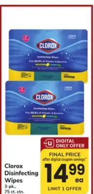 ACME Clorox Disinfecting Wipes offer