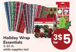 ACME Holiday Wrap Essentials offer