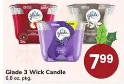 ACME Glade 3 Wick Candle offer