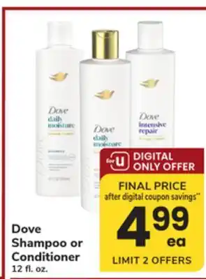 ACME Dove Shampoo or Conditioner offer