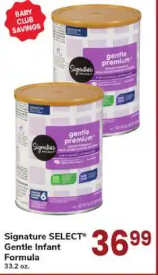 ACME Signature SELECT Gentle Infant Formula offer