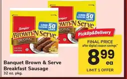 ACME Banquet Brown & Serve Breakfast Sausage offer
