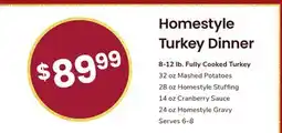 ACME Homestyle Turkey Dinner offer