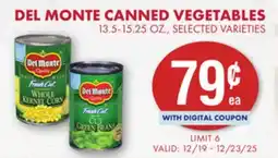 Smart & Final DEL MONTE CANNED VEGETABLES offer