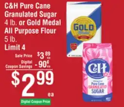 Smart & Final C & H Pure Cane Granulated Sugar or Gold Medal All Purpose Flour offer