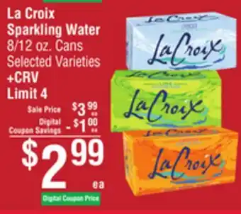 Smart & Final La Croix Sparkling Water offer
