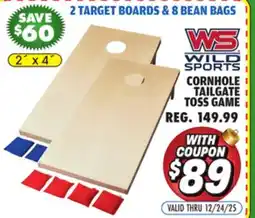 Big 5 Wild Sports Regulation Width and Length Wood Cornhole Game offer