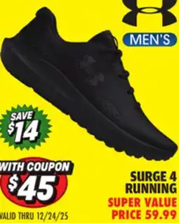 Big 5 Under Armour Surge 4 Men's Running Shoes offer