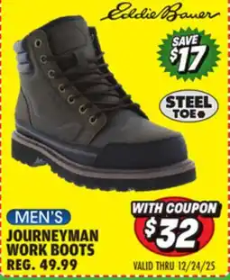 Big 5 Eddie Bauer Journeyman Steel Toe Men's Work Boots offer