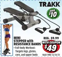 Big 5 Trakk Mini Stepper with Resistance Bands offer