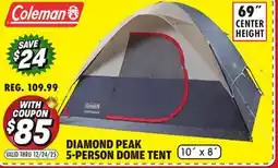 Big 5 Coleman Diamond Peak 5-Person Dome Tent offer