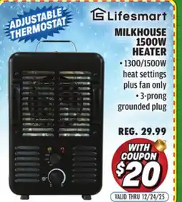 Big 5 Lifesmart Milkhouse 1500w Heater offer