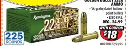 Big 5 Remington Golden Bullet 22LR Ammo offer