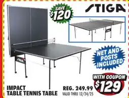 Big 5 Stiga Impact Indoor Table Tennis Table offer