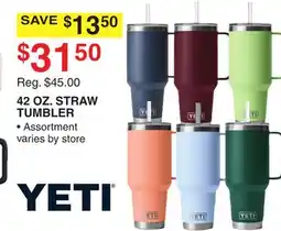 Dunham's Sports YETI 42 OZ. STRAW TUMBLER offer