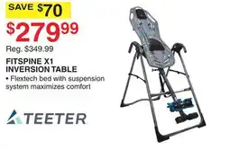 Dunham's Sports TEETER FITSPINE X1 INVERSION TABLE offer