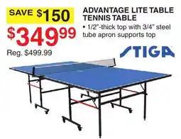 Dunham's Sports STIGA ADVANTAGE LITE TABLE TENNIS TABLE offer