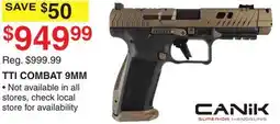 Dunham's Sports CANIK TTI COMBAT 9MM offer