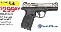 Dunham's Sports SMITH & WESSON SD 2.0 9MM OR 40S & W offer
