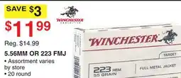 Dunham's Sports WINCHESTER 5.56MM OR 223 FMJ offer