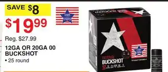 Dunham's Sports 12GA OR 20GA BUCKSHOT offer