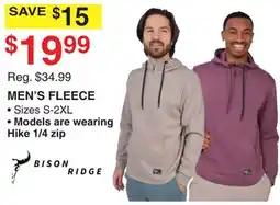 Dunham's Sports BISON RIDGE MEN'S FLEECE offer
