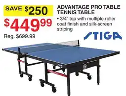 Dunham's Sports STIGA ADVANTAGE PRO TABLE TENNIS TABLE offer