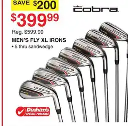 Dunham's Sports COBRA MEN'S FLY XL IRONS offer