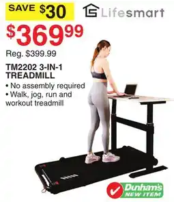 Dunham's Sports TM2202 3-IN-1 TREADMILL offer