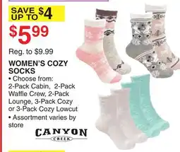 Dunham's Sports WOMEN'S COZY SOCKS offer