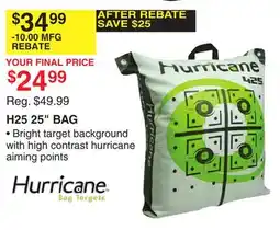 Dunham's Sports HURRICANE H25 25 BAG offer