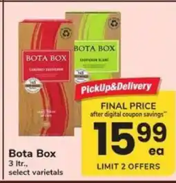 Safeway Bota Box offer