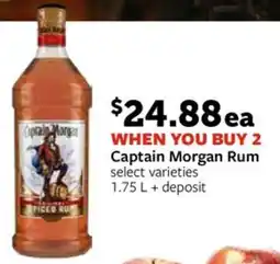 Fareway Captain Morgan Rum offer