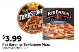 Fareway Red Baron or Tombstone Pizza offer