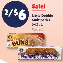 Family Dollar Little Debbie Multipacks offer