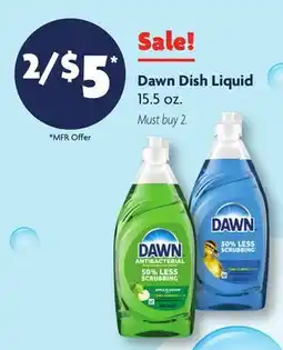 Family Dollar Dawn Dish Liquid offer