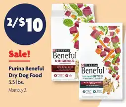 Family Dollar Purina Beneful Dry Dog Food offer