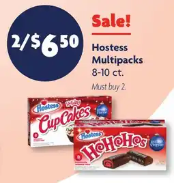 Family Dollar Hostess Multipacks offer