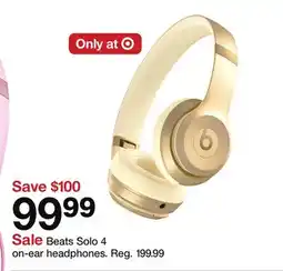 Target Beats Solo 4 on-ear headphones offer