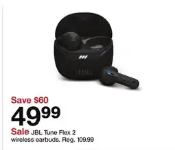 Target JBL Tune Flex 2 wireless earbuds offer