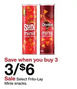 Target Select Frito-Lay Minis snacks offer