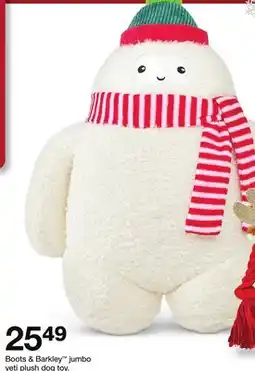 Target Boots & Barkley jumbo yeti plush dog toy offer