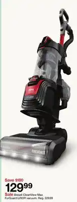 Target Bissell CleanView Max FurGuard LiftOff vacuum offer