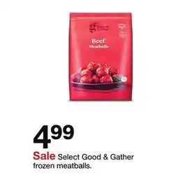 Target Select Good & Gather frozen meatballs offer