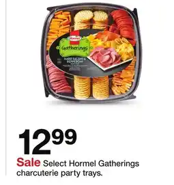 Target Select Hormel Gatherings charcuterie party trays offer