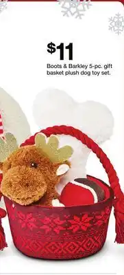Target Boots & Barkley 5-pc. gift basket plush dog toy set offer