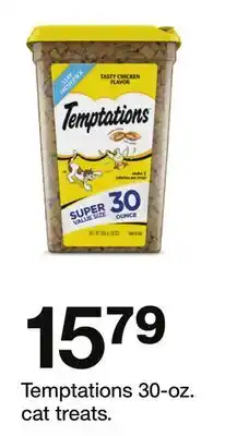 Target Temptations 30-oz. cat treats offer